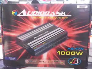 Audiobank Ab-47n 1000w 4-Channel Bridgeable Class Ab Car Amplifier