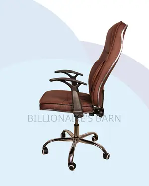 Ergonomic Office Chair for Work — Stable Base, Padded Arm Comfort