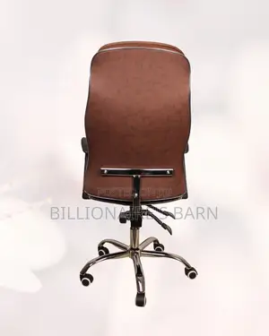 Ergonomic Work Chair — Easy Adjustments, Leather Finish