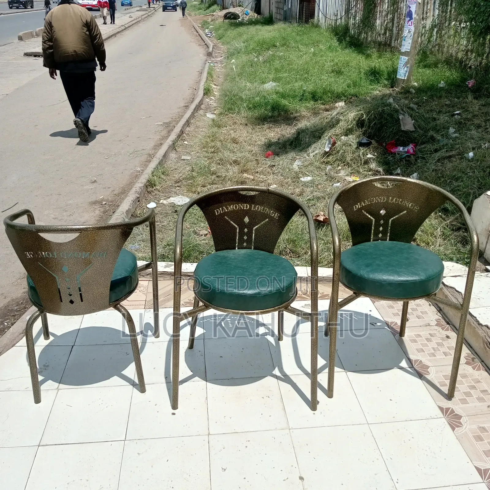 Laser Cut Chairs With Power Coating Finish