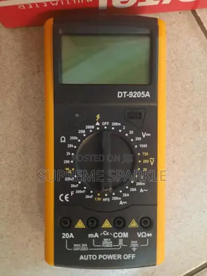 Dt-9205a Digital Multimeter: Voltage, Current, Resistance Tool