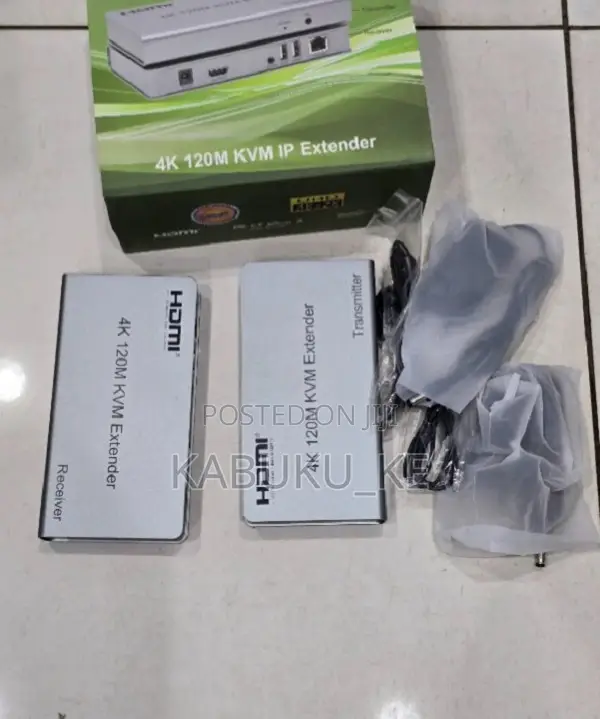 120m Kvm Hdmi Extender -supports Usb Port