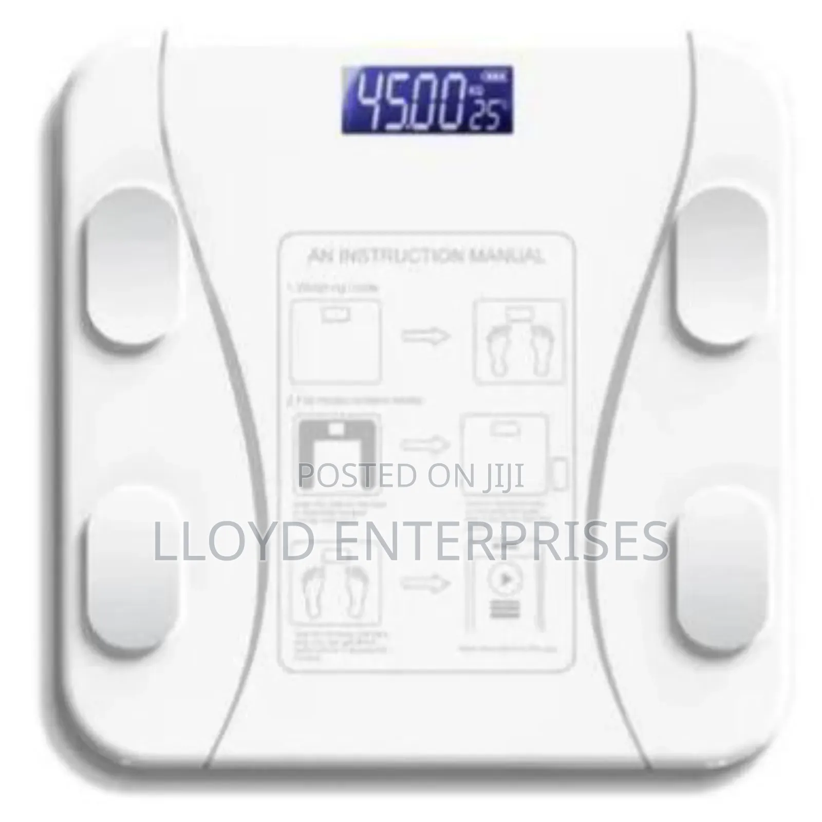 White Bmi Body Weight Scale