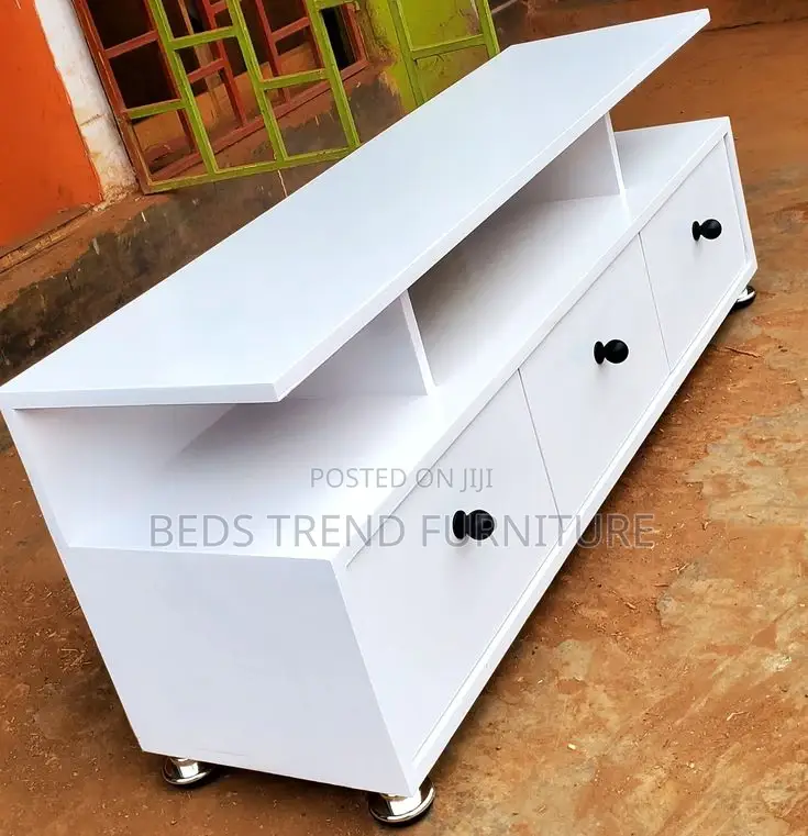 White Classy Tv Stand