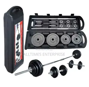 Dumbbell 50kg Set With Barbell