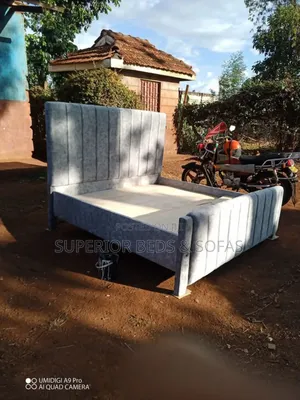 Light Grey Velvet Bed Size 5 by 6