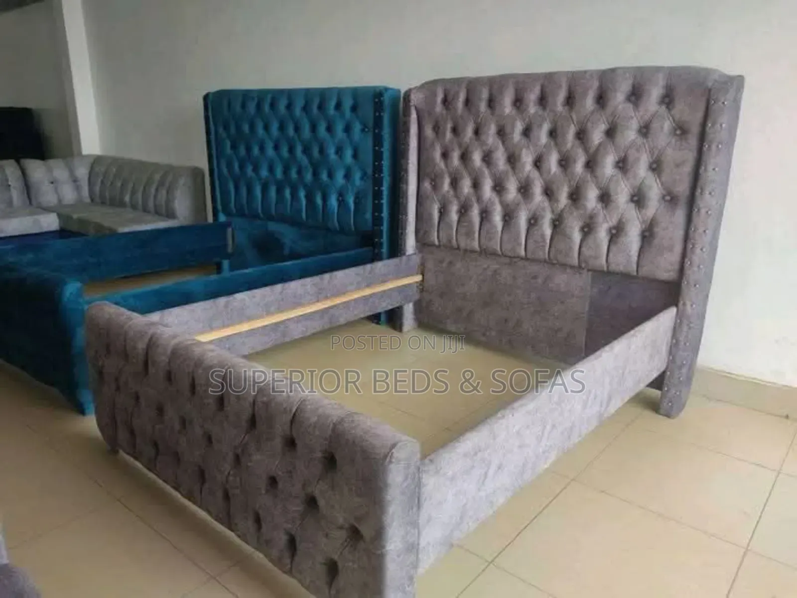 Luxury Tufted Panel Bed