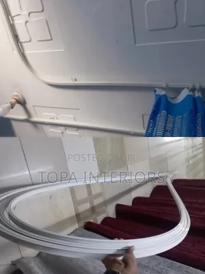 Curved Bendable Ceiling Aluminium Curtain Rail Track