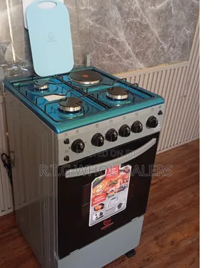 Eurochef Freestanding Cooker 3+1 With Oven Light Timer