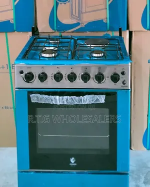 Euroken 3 Gas + 1 Electric Cooker With Double Heater Oven