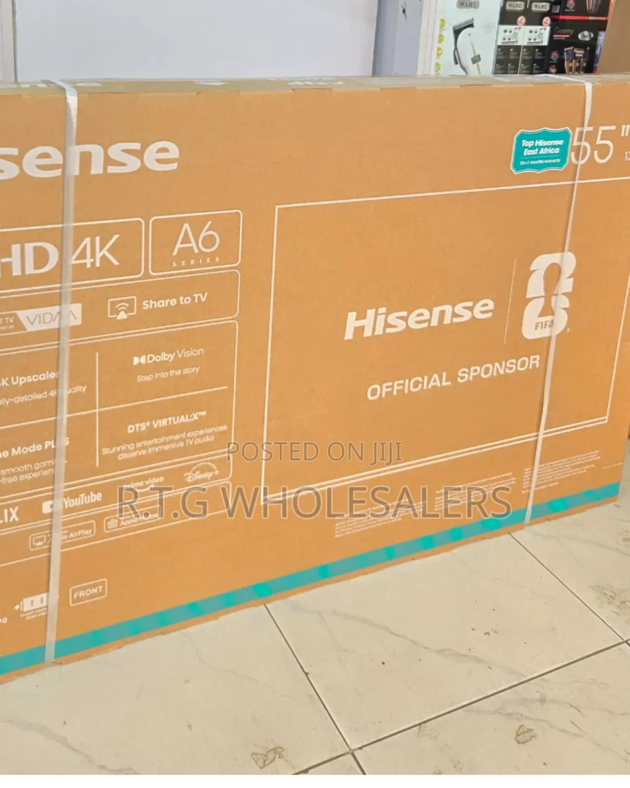 Hisense 55” Uhd Frameless Smart Tv