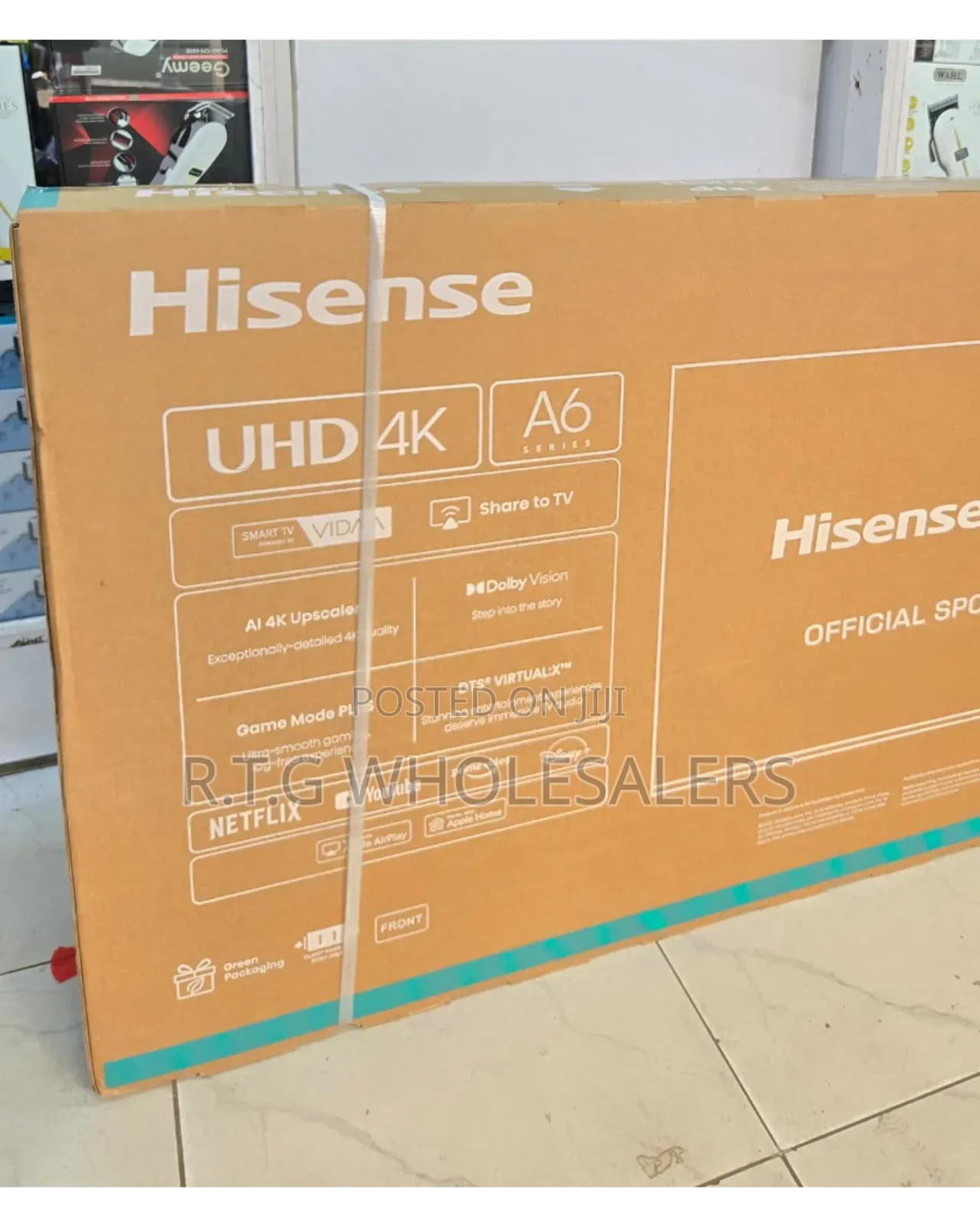 Hisense 55” Uhd Frameless Smart Tv