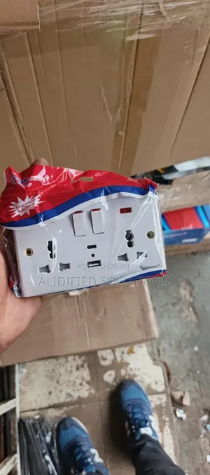 Twin Socket With Usb Port
