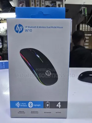 Hp Bluetooth and Wireless Dual Model Mouse W10
