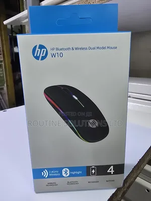 Hp Bluetooth Wireless Rechargeable Mouse W10