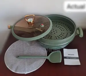 32cm Multi-Purpose Pot ; Steaming , Frying , Draining
