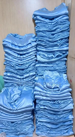 Sky Blue Polyester Campaing T-shirts