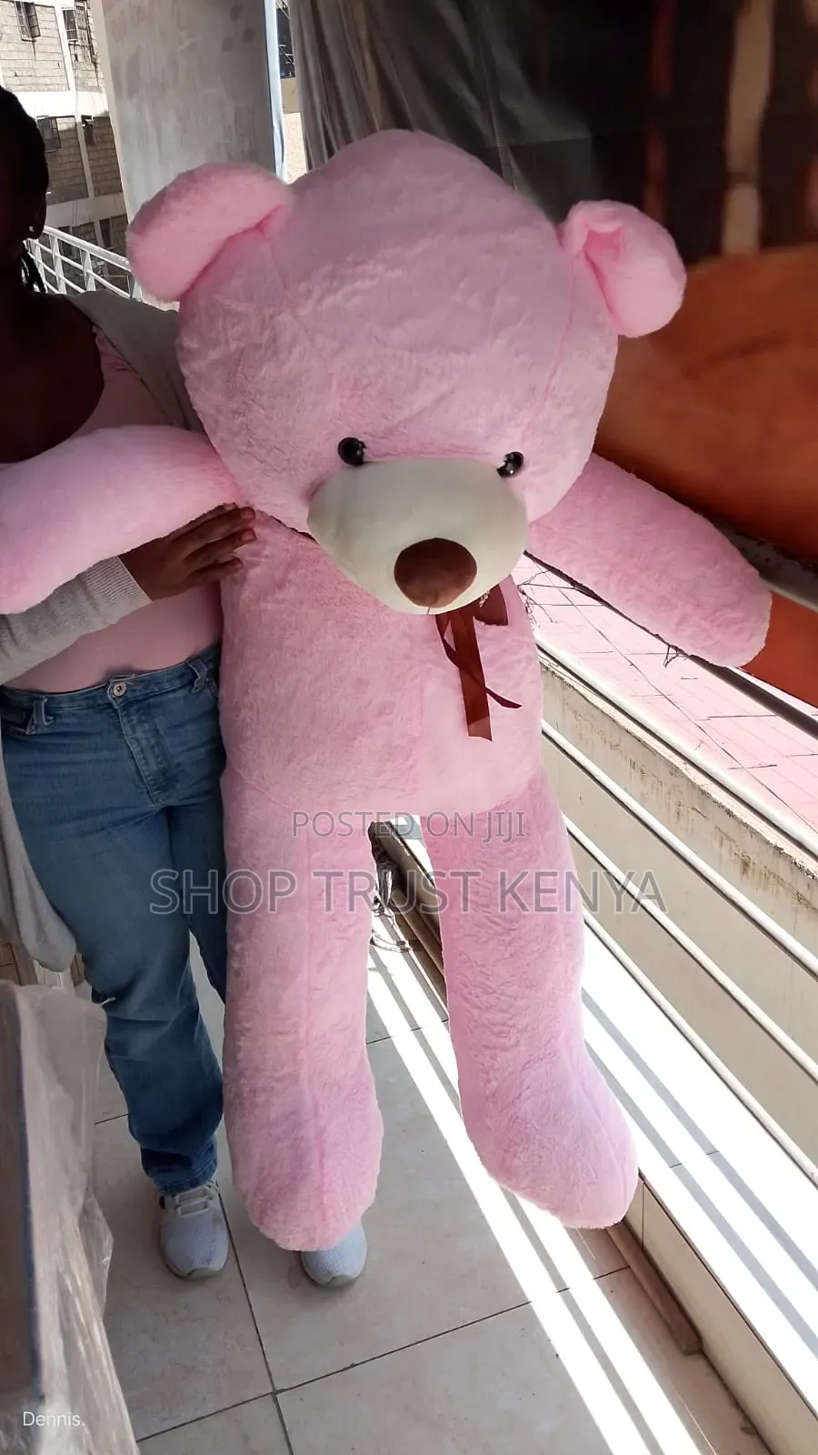 Pink Teddy Bear 140cm
