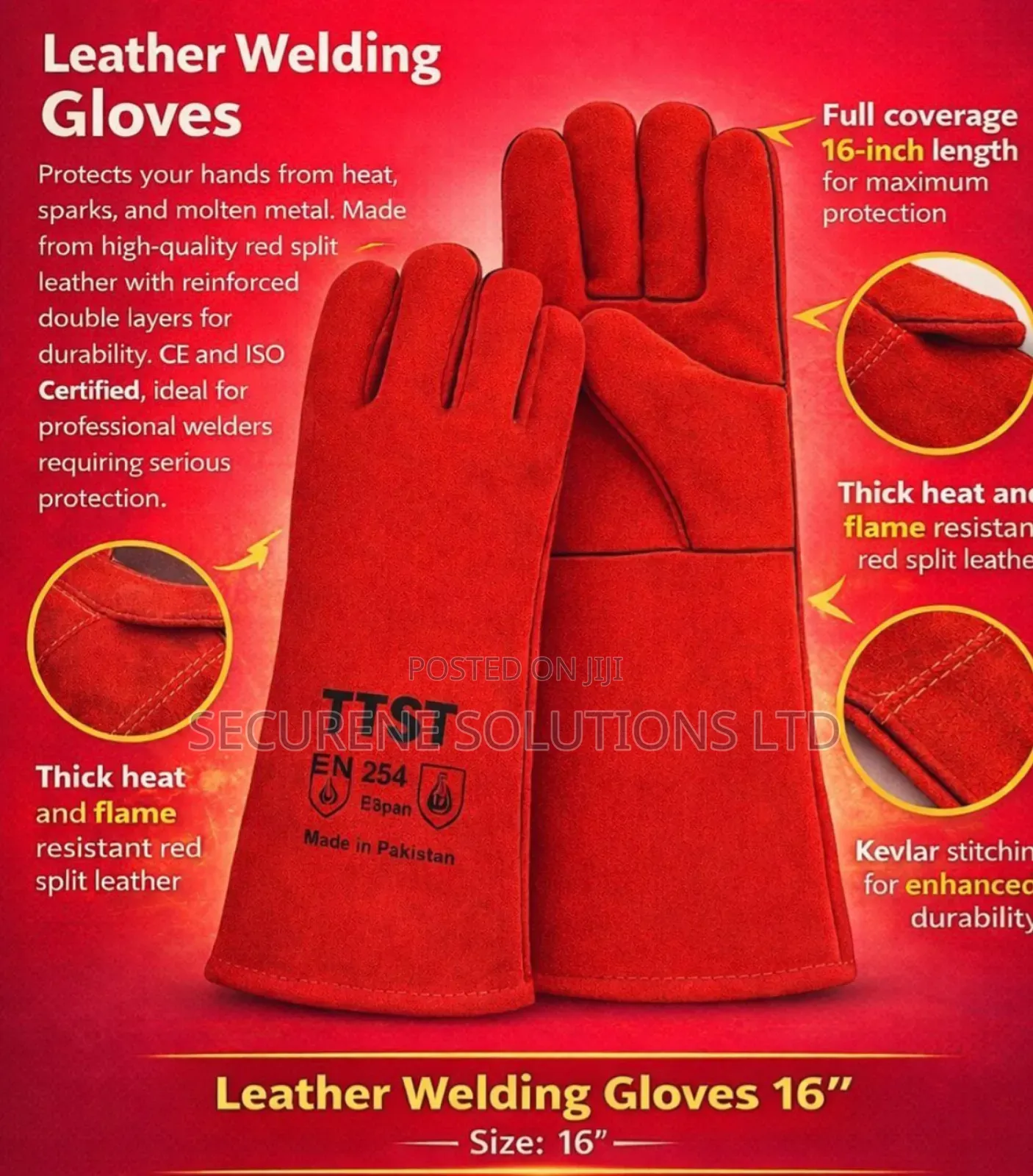 Ttst Leather Gloves