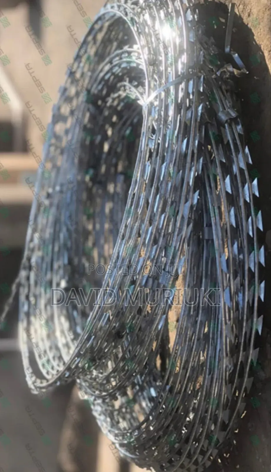 Galvanised Razor Wire