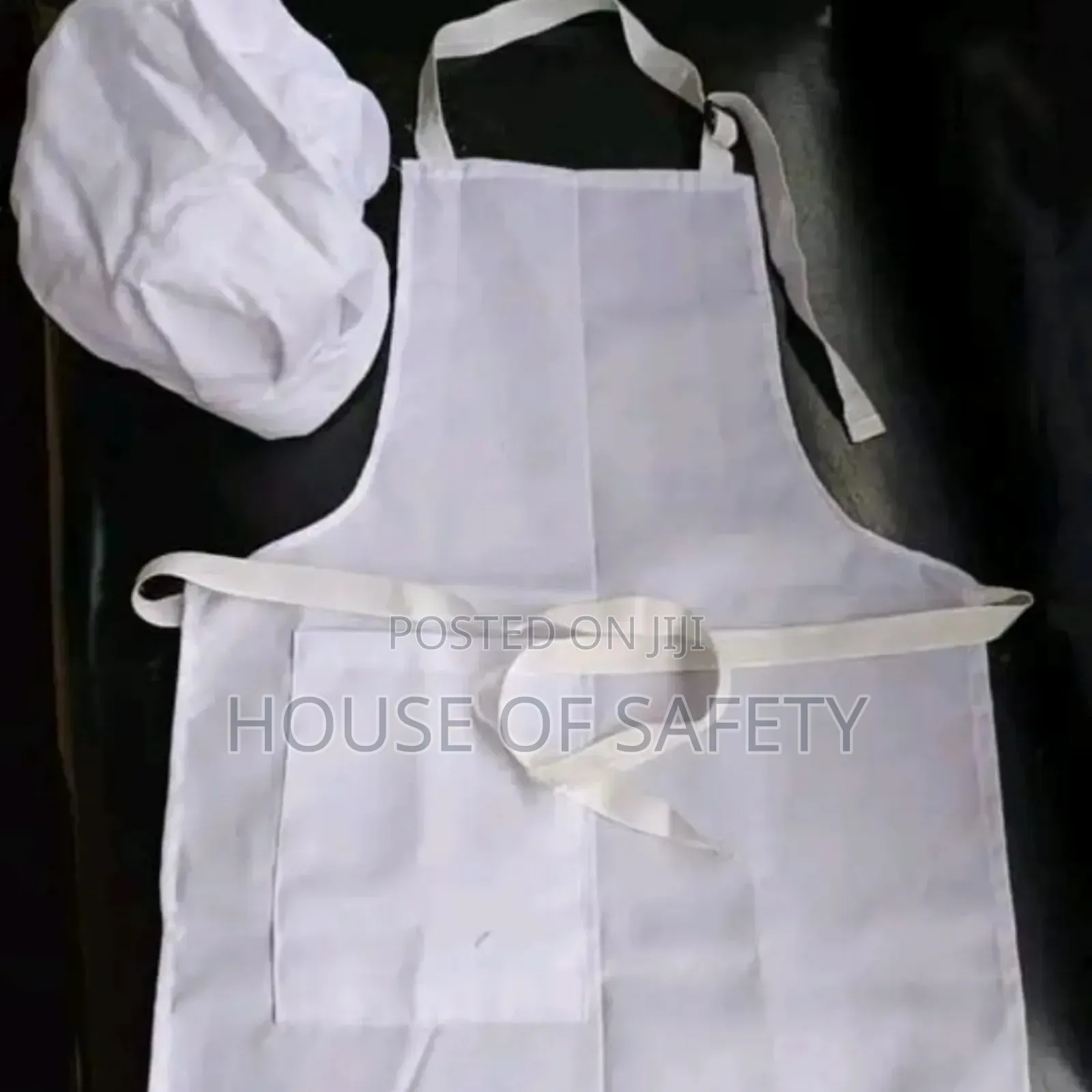 Best Chefs Apron White and Hat