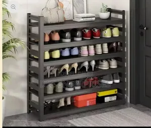 Metallic Shoe Rack