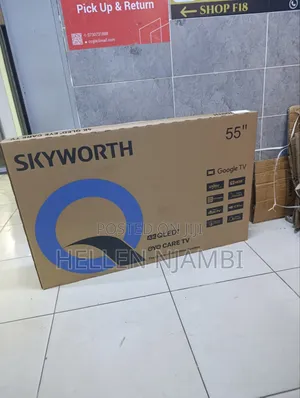 Skyworth 55” Qled+ Google Tv – Uhd Smart Tv With Dolby Audio