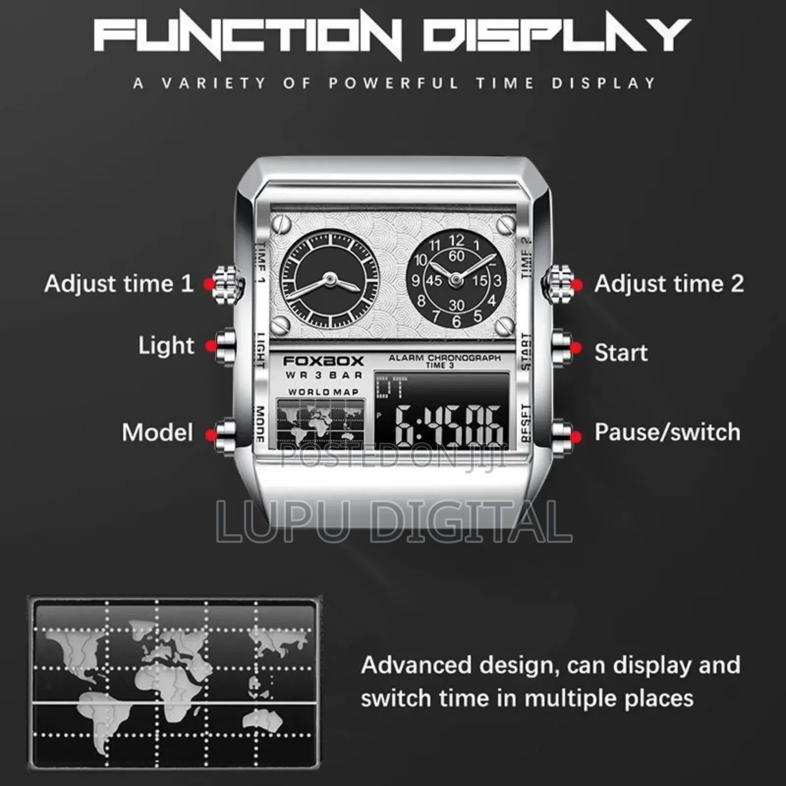 Foxbox Dual Display Watch