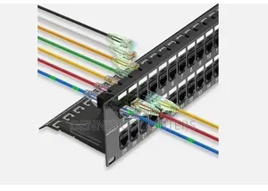 Siemon Z6as-PNL-U48k Zmax 48 Port 6a Shielded Patch Panel 1 RMS Black