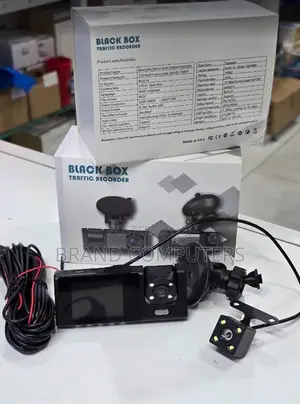3 in 1 Dash Camera Front, Inner Rear Black Box Traffic Recorder
