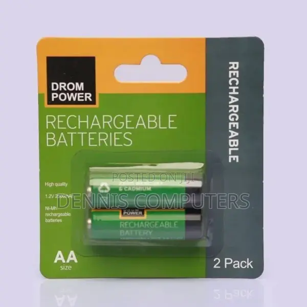 Drom Power Double Aa Rechargeable Battery