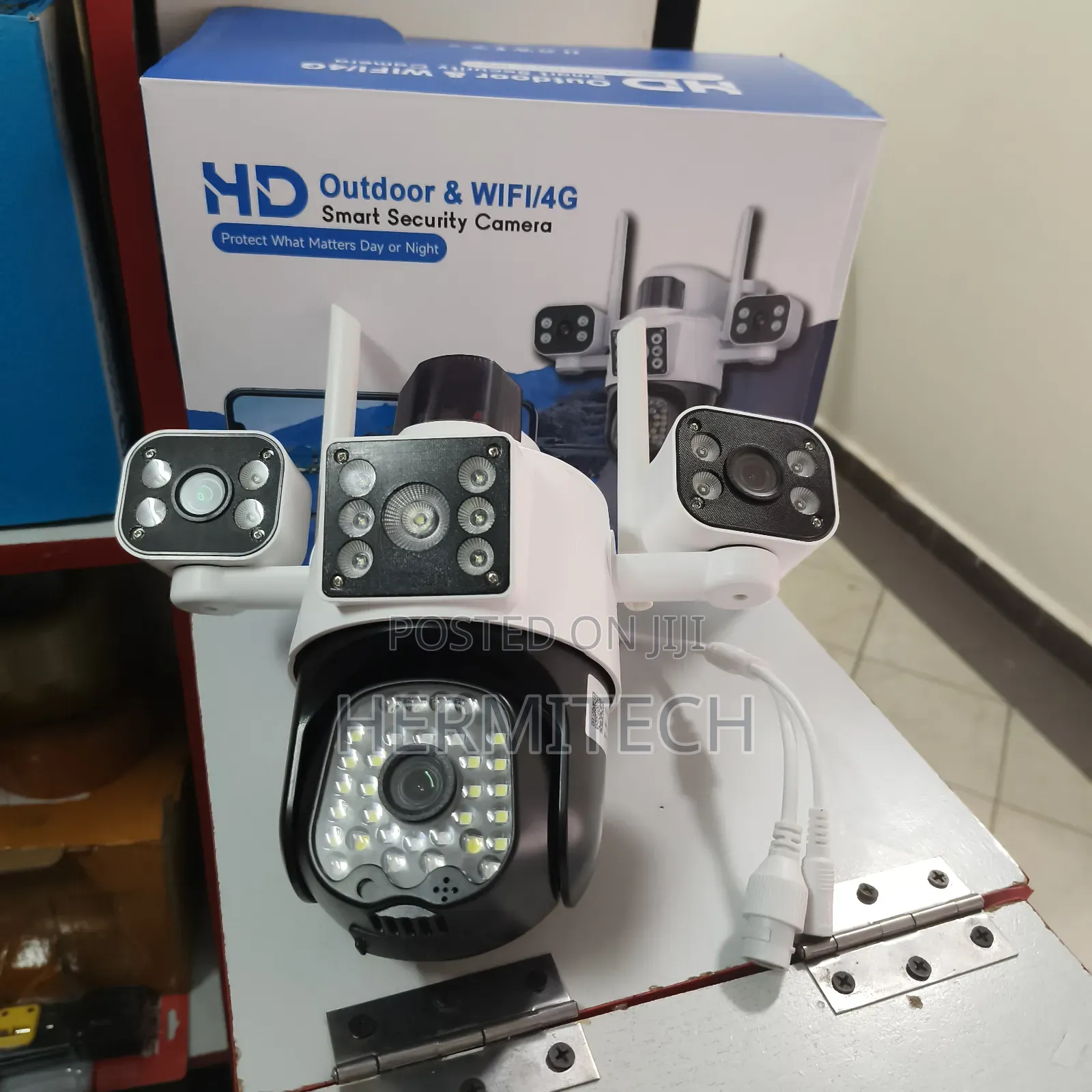 Triple Lens Wifi Camera Electric Powered
