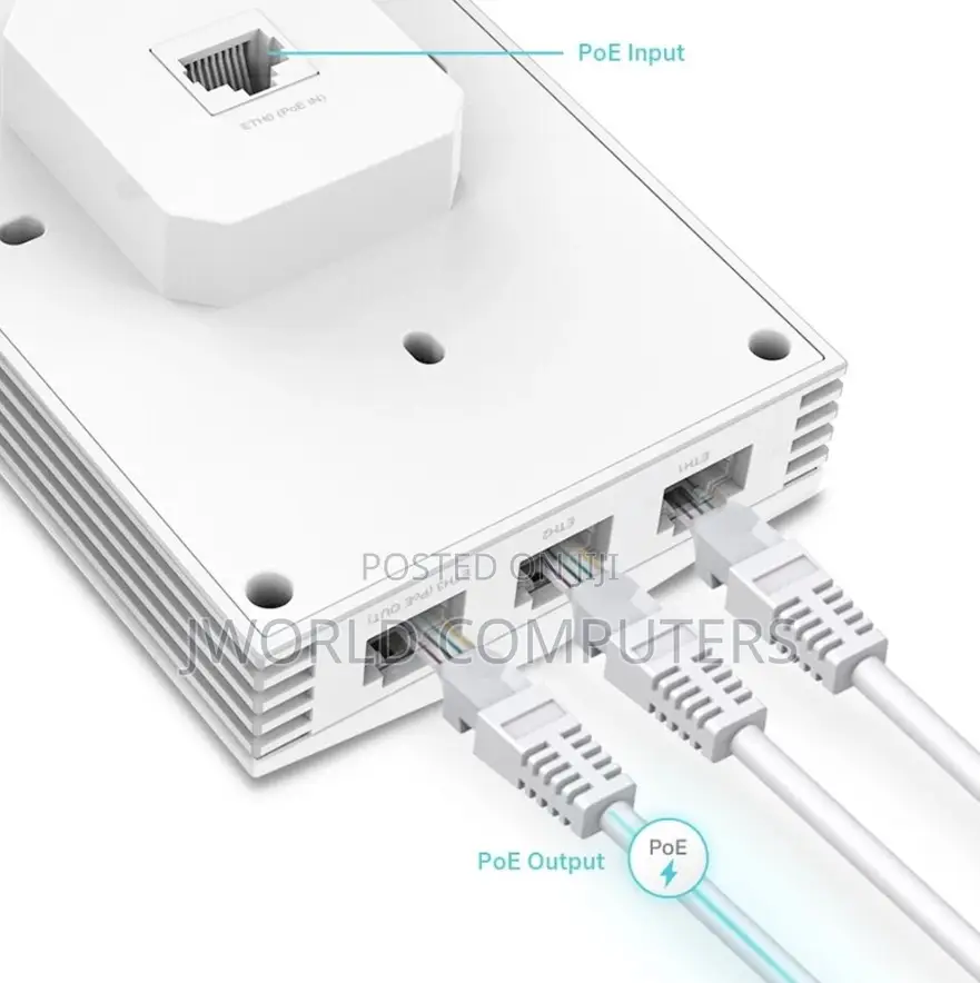 Tp-Link Wall Plate Eap655-Wall Wi-Fi 6 Access Point -