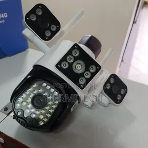 Wifi Triple Lens 4g Electric Models Cameras With Alarm Siren Electric