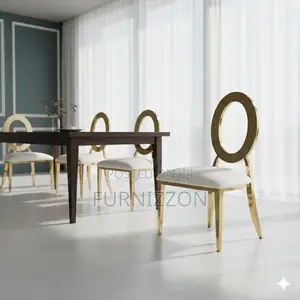 Elegant Gold O Back Banquet Chair