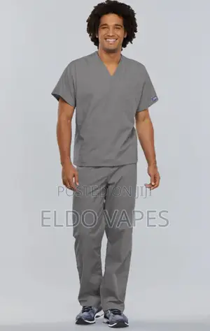 Medical Scrubs - Gray (Sizes: S, M, L and Xl)