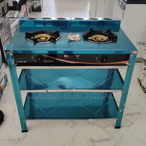 Heavy Duty Rebune Double Burner Standing Gas Stove