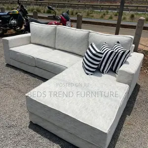 Quiet Fabric 6 Seater L Sofa