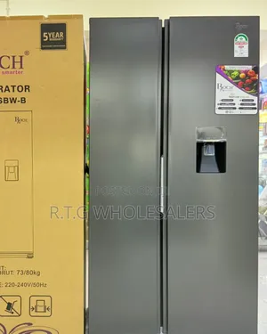 Roch Side by Side 439litres Arfr-540sbw-B Refrigerator With Dispenser