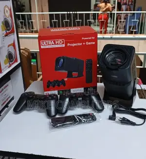 Game Projector 2 in 1 , Portable Projector With Controller Gamepad