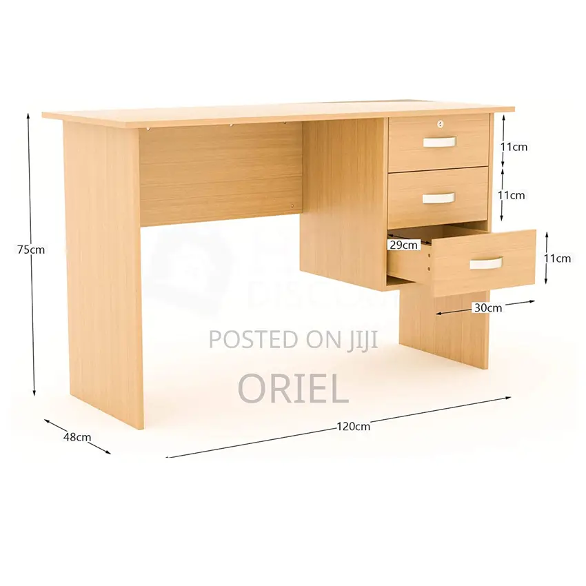 Modern Study Desk : 1.2m Home Library Study Desk