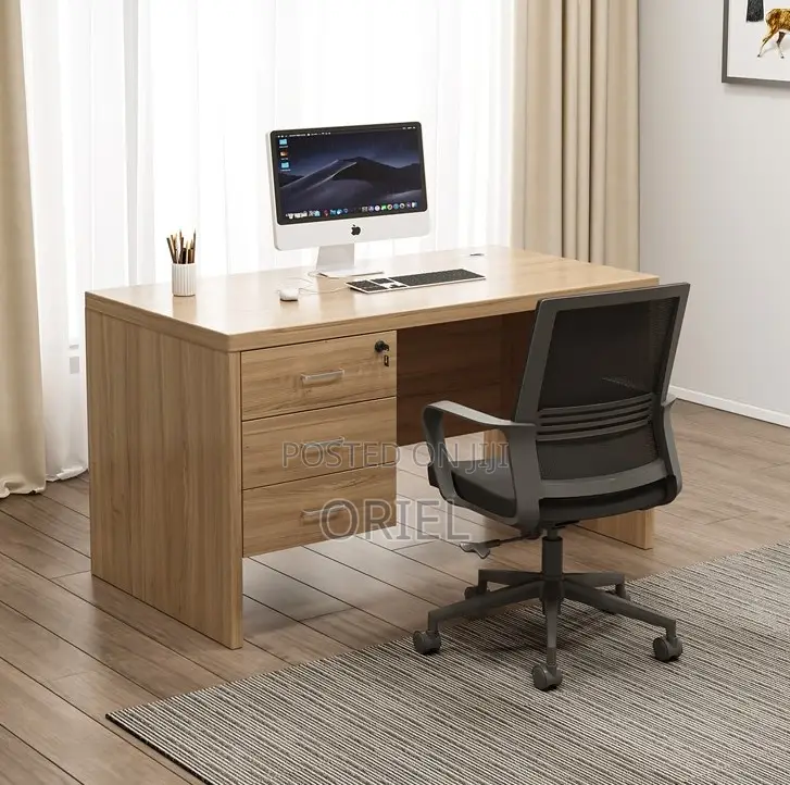 Modern Study Desk : 1.2m Home Library Study Desk