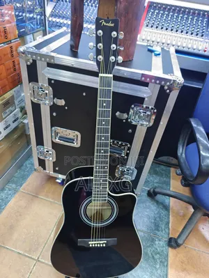 Full Size Black Acoustic Guitar