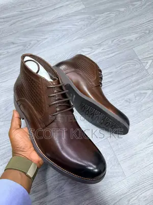 High Quality Leather Men Clarks Boots