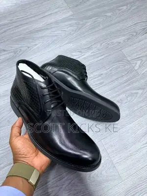 High Quality Leather Men Clarks Boots