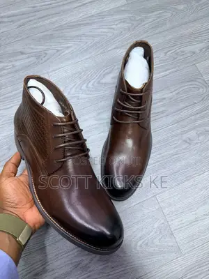 High Quality Leather Men Clarks Boots