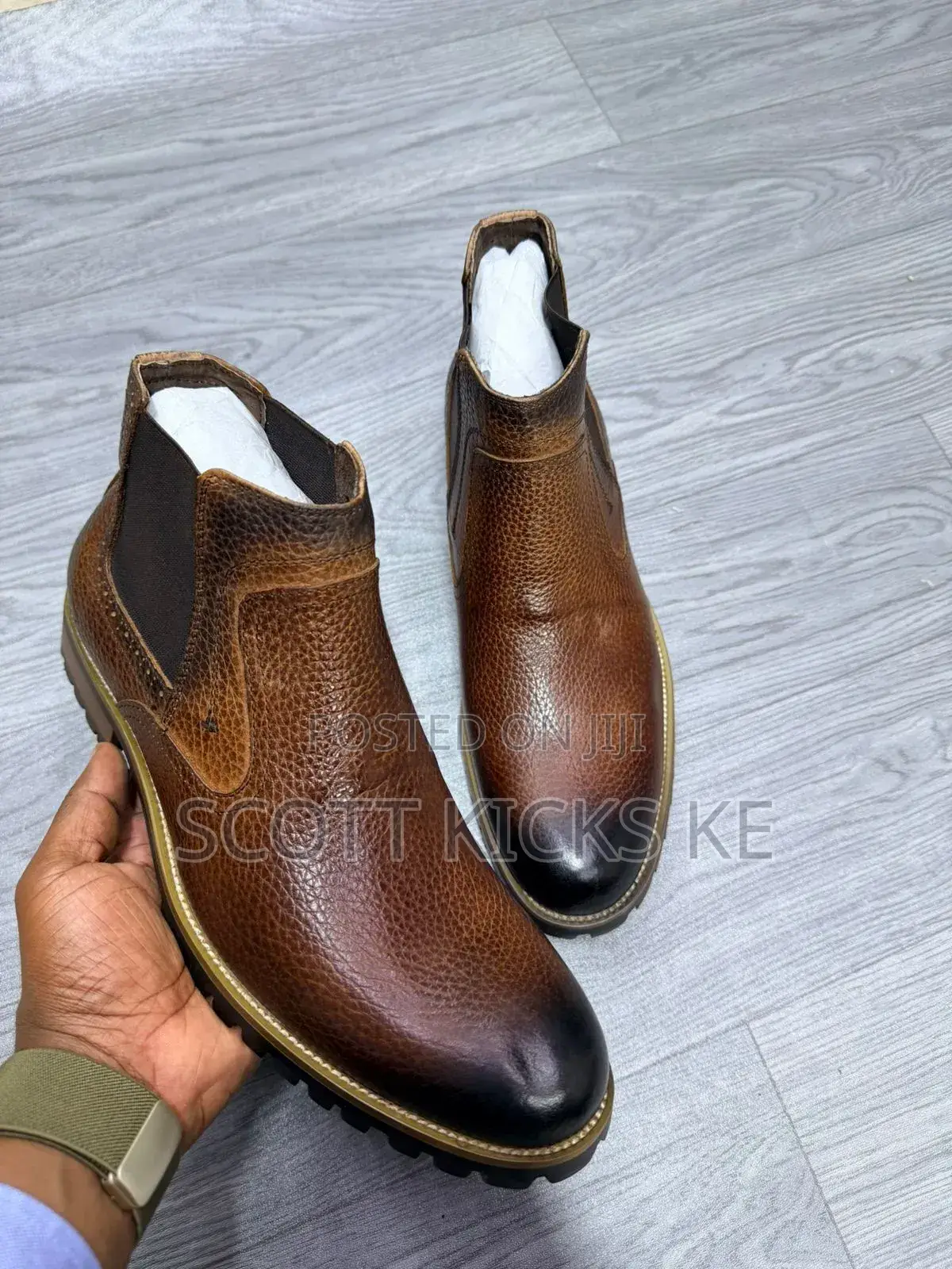 High Quality Leather Men Clarks Boots
