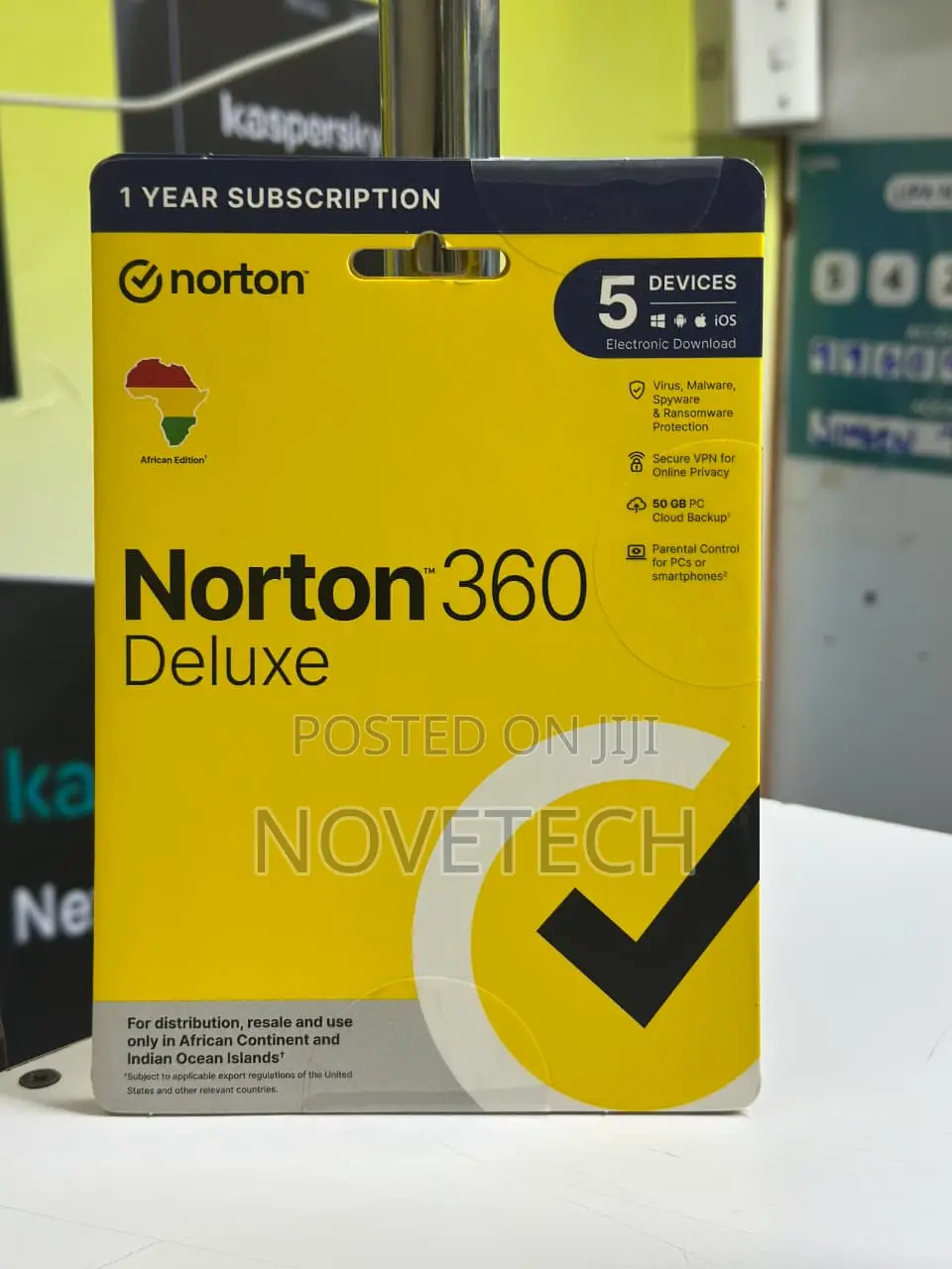 Norton 360 Deluxe 2026, Software For 5 Devices And 1-year Subscription