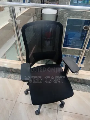 Black High-Back Ergonomic Mesh Desk Chair