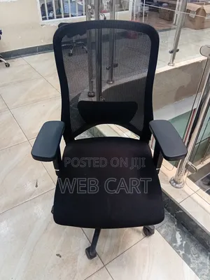 Sleek Black Mesh Workstation Office Chair